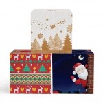 크리스마스 70매X80개입 정사각 각티슈-미용[피플인스 사회적기업]